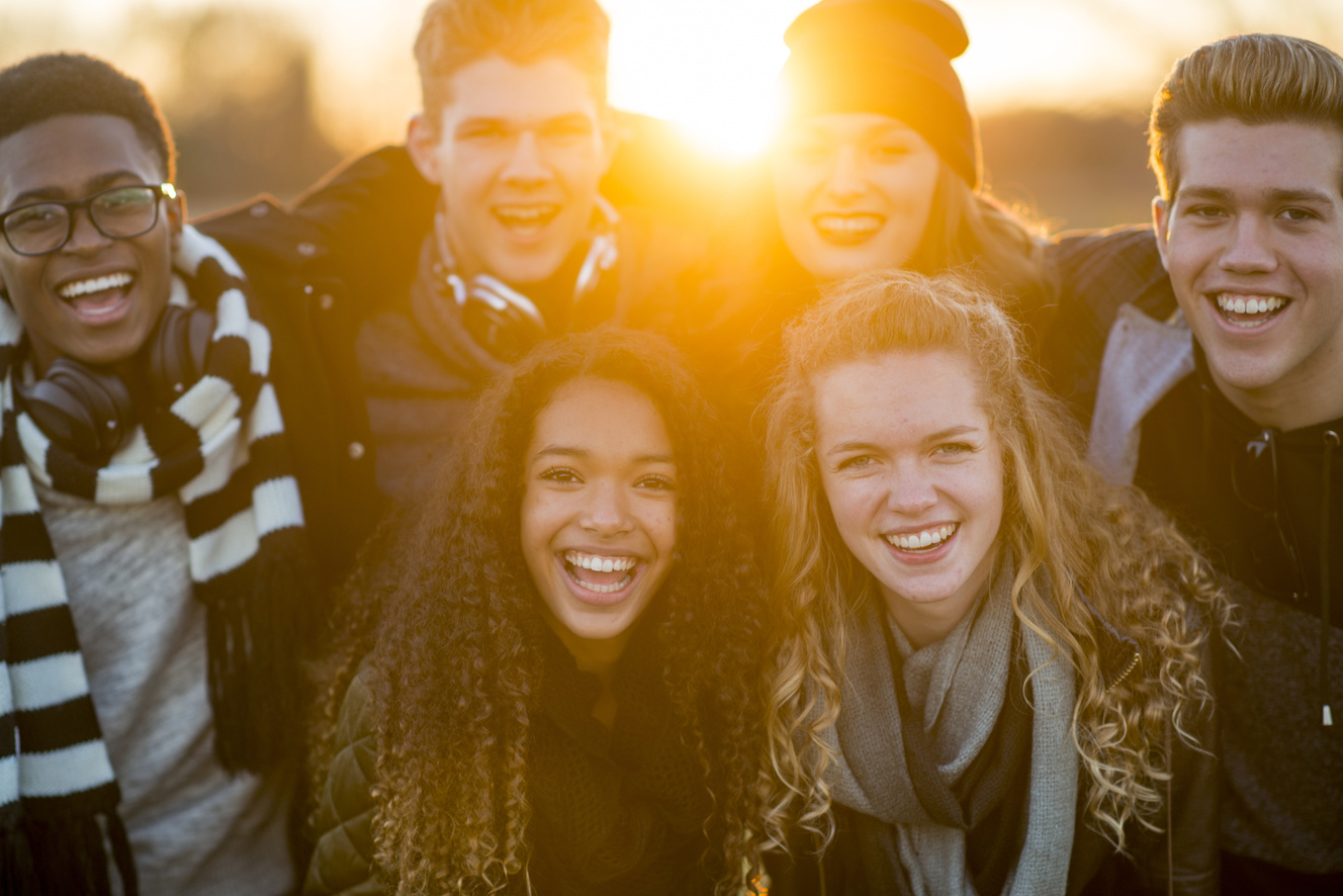 Young Adults Outside